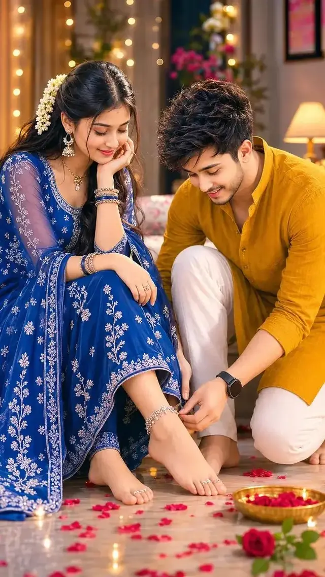Romantic Love & Caring Couple ❤️🌹 | Beautiful Indian Love Story