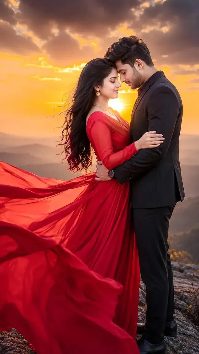 Forever Love at Golden Sunset β€οΈπ
| Romantic Couple